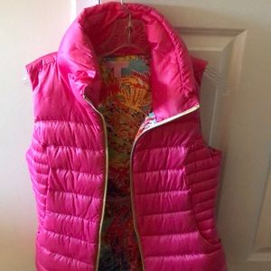 Hot pink Lilly Pulitzer vest